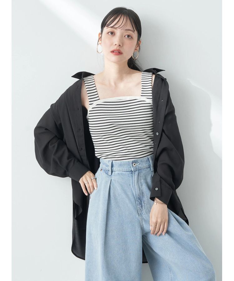 earth music&ecology「シアーシャツ」|シャツ・ブラウス|