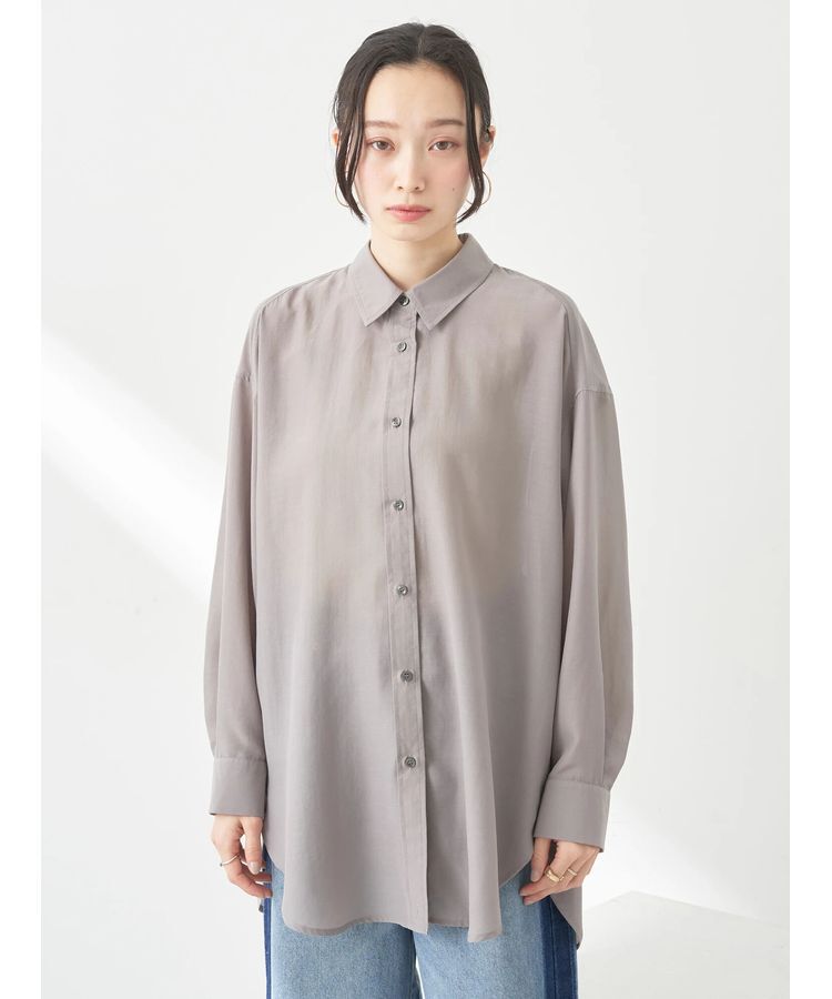 earth music&ecology「シアーシャツ」|シャツ・ブラウス|