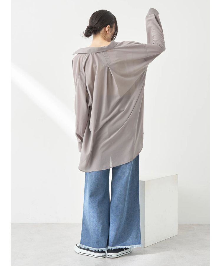 earth music&ecology「シアーシャツ」|シャツ・ブラウス|