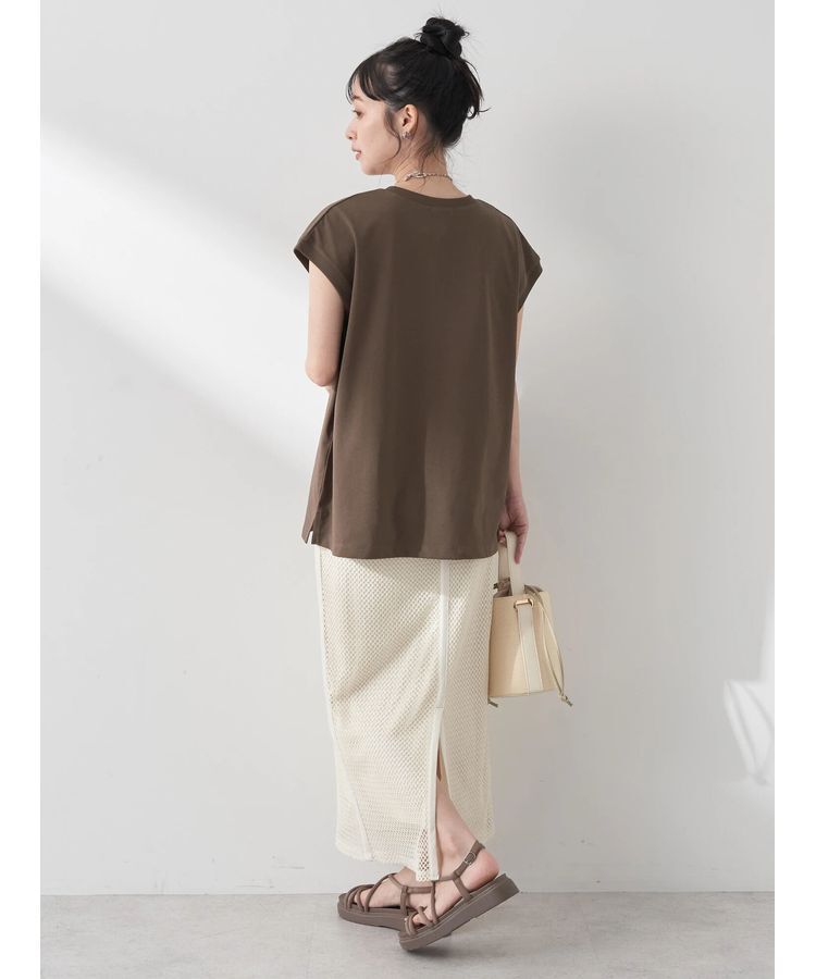 earth music&ecology「ラインメッシュスカート」|スカート|