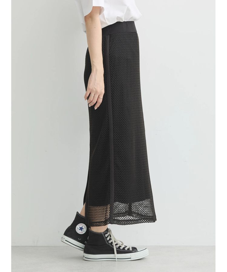 earth music&ecology「ラインメッシュスカート」|スカート|