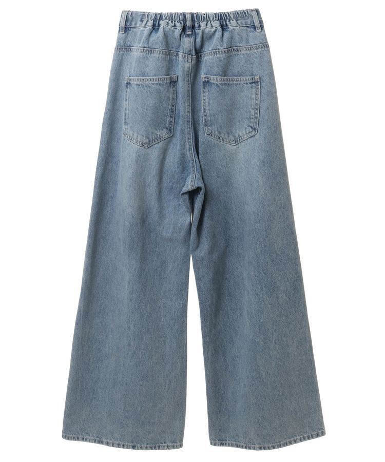 earth music&ecology「タックホックデニムパンツ」|デニム|