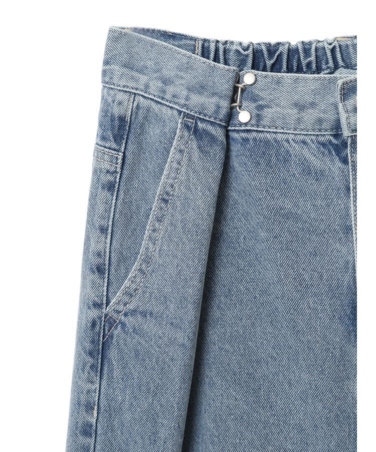 earth music&ecology「タックホックデニムパンツ」|デニム|