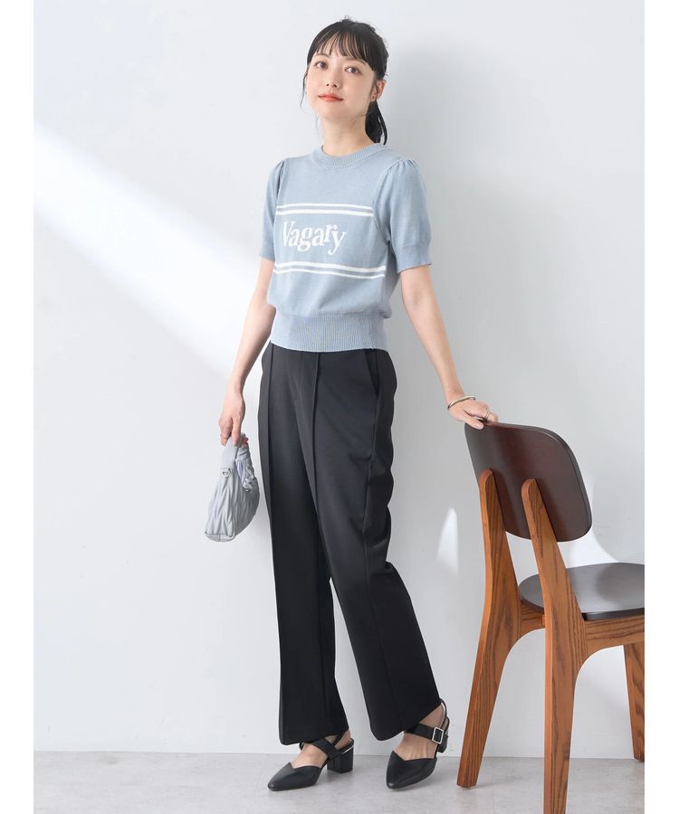 earth music&ecology「ロゴジャガードニットプルオーバー」|ニット・セーター|