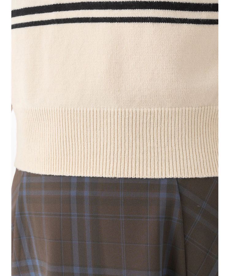 earth music&ecology「ロゴジャガードニットプルオーバー」|ニット・セーター|