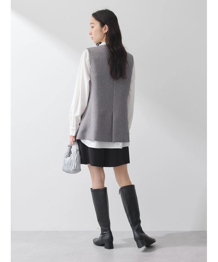 earth music&ecology「パールボタンジレ」|ベスト・ジレ|