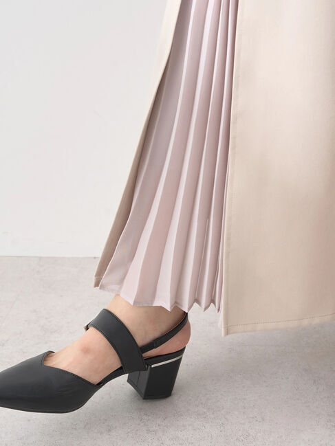 earth music&ecology「マチプリーツスカート」|フレア|