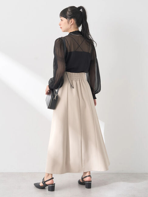 earth music&ecology「マチプリーツスカート」|フレア|