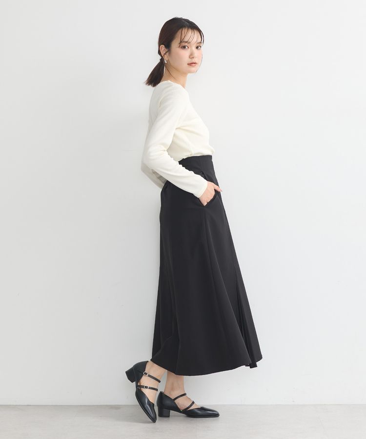 earth music&ecology「マチプリーツスカート」|フレア|