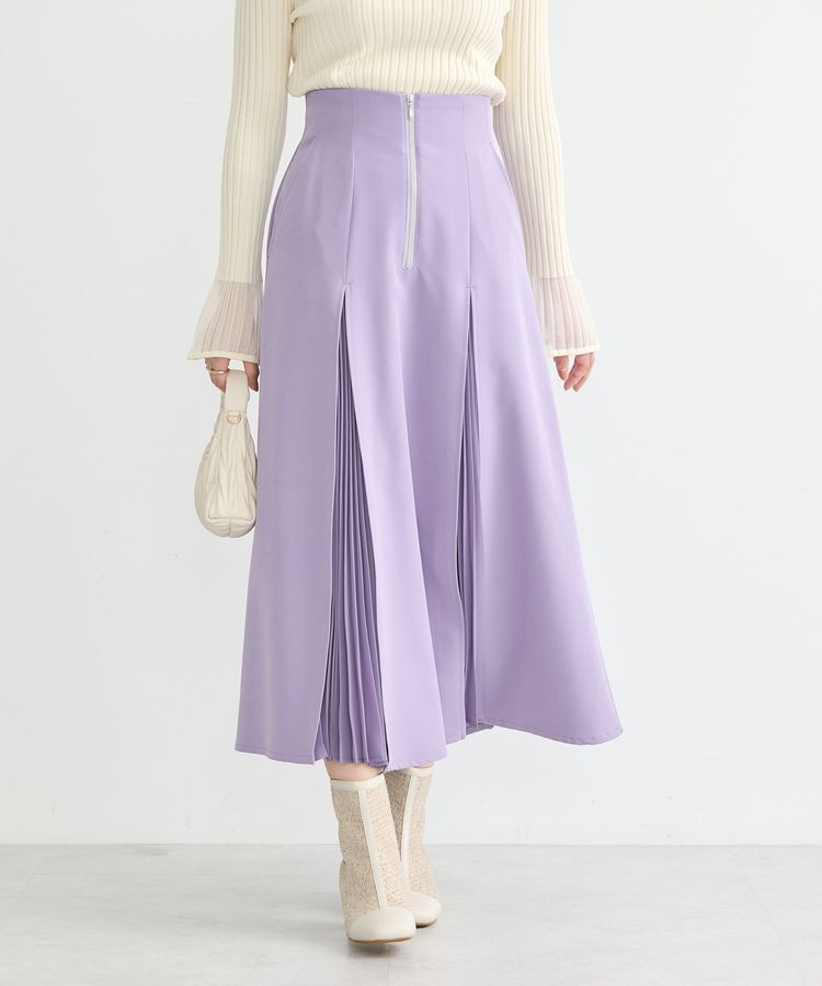 earth music&ecology「マチプリーツスカート」|フレア|