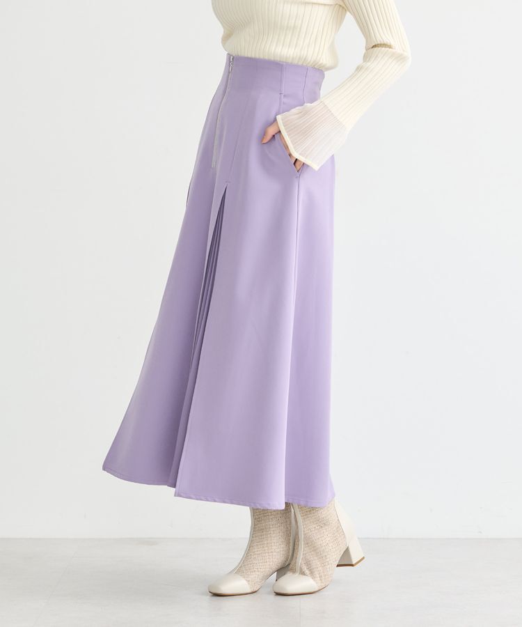 earth music&ecology「マチプリーツスカート」|フレア|