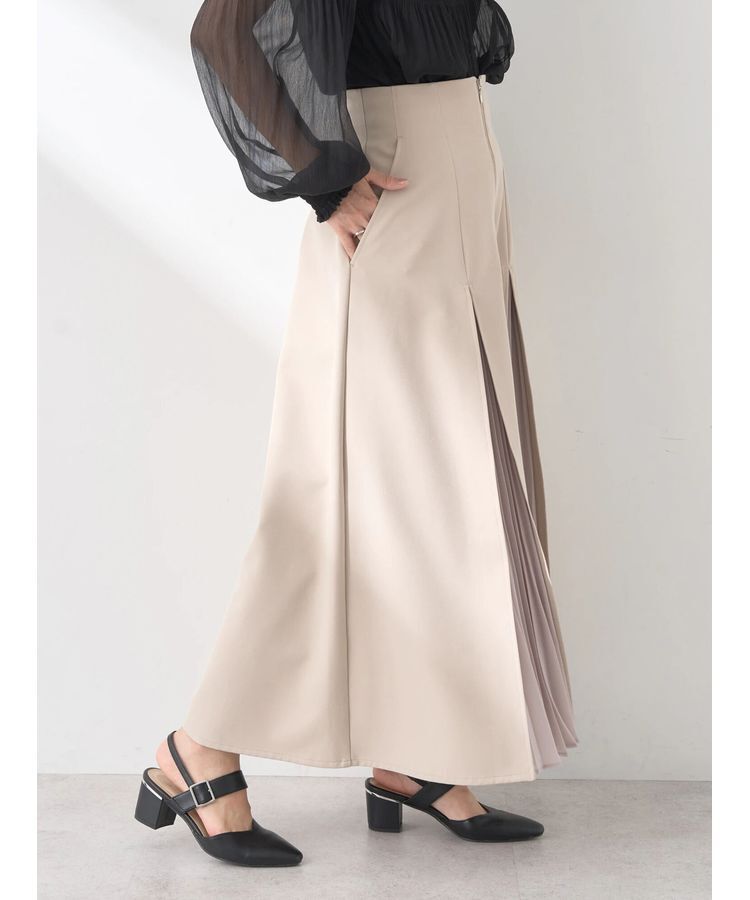 earth music&ecology「マチプリーツスカート」|フレア|