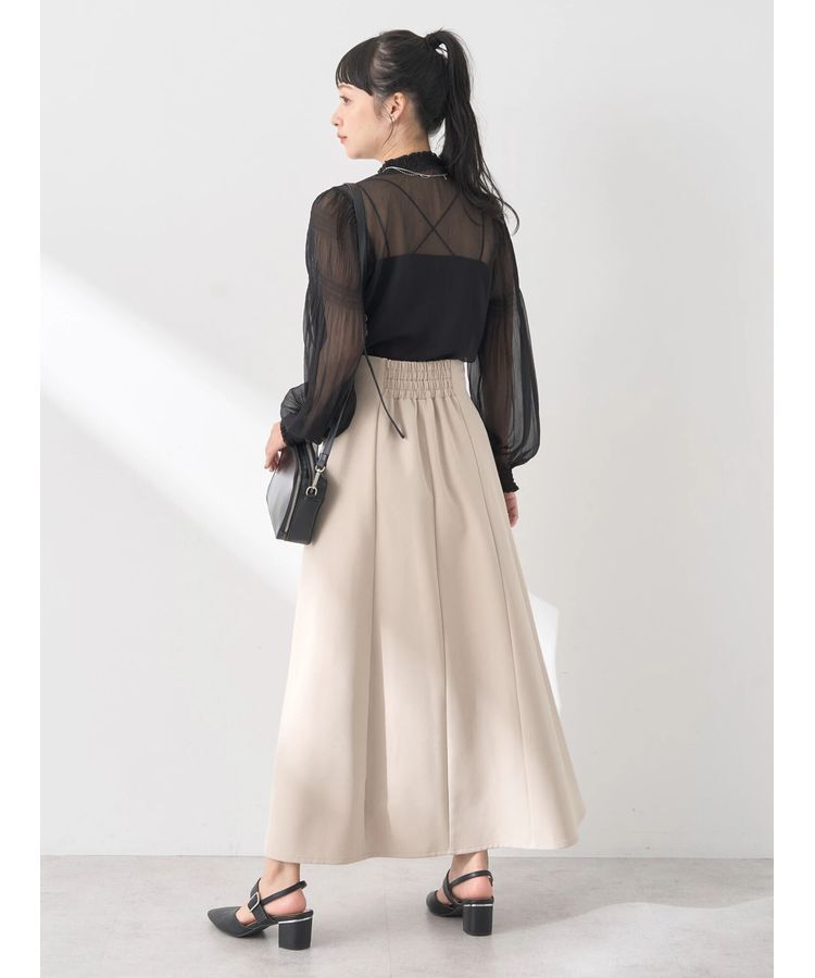 earth music&ecology「マチプリーツスカート」|フレア|