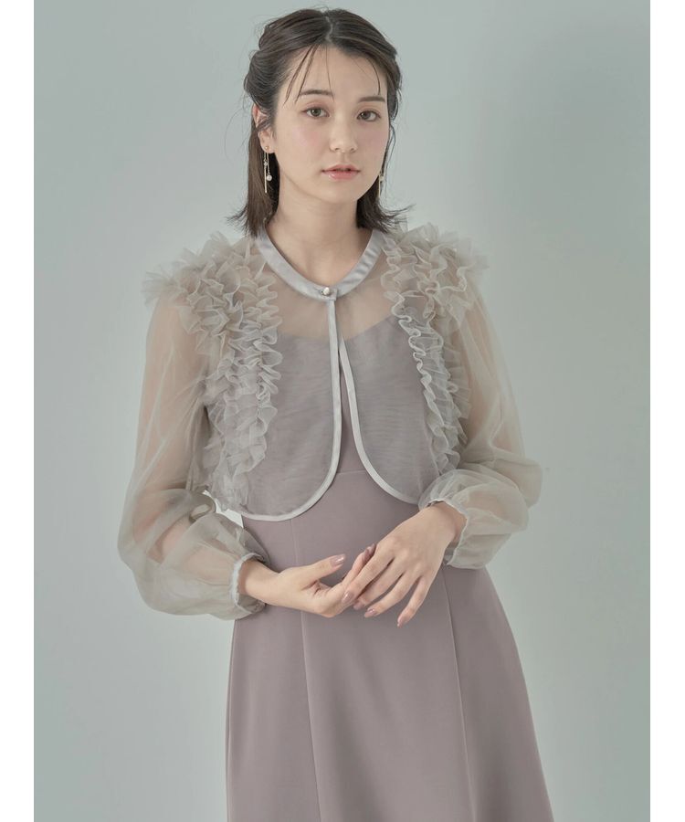 earth music&ecology「SET2点チュールブラウス付きキャミワンピース」|ワンピース|