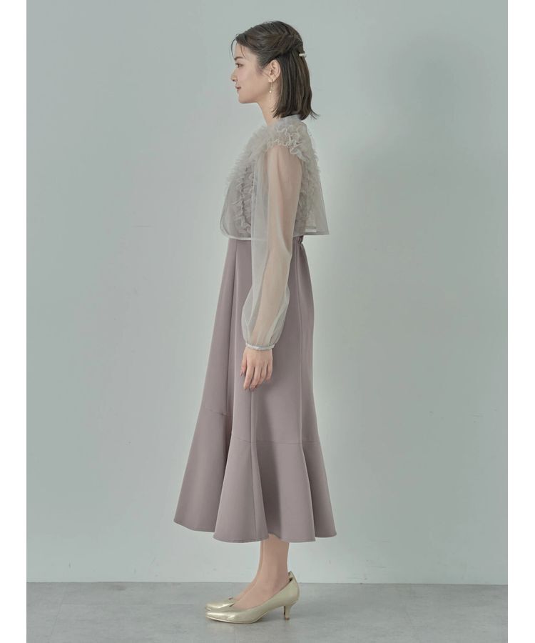 earth music&ecology「SET2点チュールブラウス付きキャミワンピース」|ワンピース|