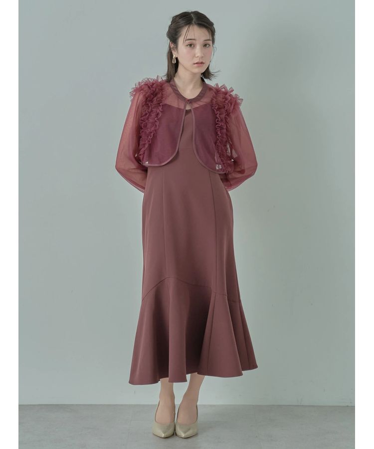 earth music&ecology「SET2点チュールブラウス付きキャミワンピース」|ワンピース|