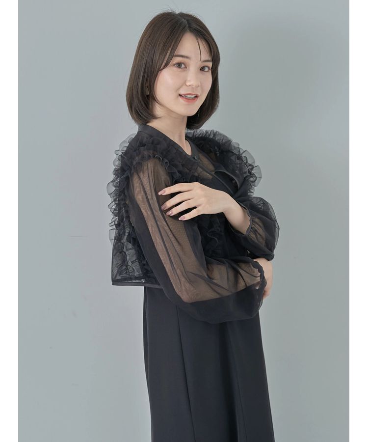 earth music&ecology「SET2点チュールブラウス付きキャミワンピース」|ワンピース|