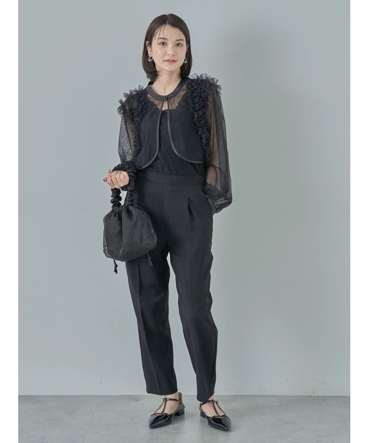 earth music&ecology「SET2点チュールブラウス付きキャミワンピース」|ワンピース|