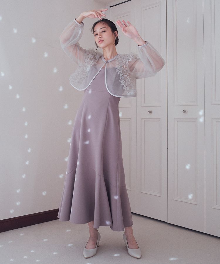 earth music&ecology「SET2点チュールブラウス付きキャミワンピース」|ワンピース|