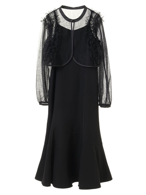 earth music&ecology「SET2点チュールブラウス付きキャミワンピース」|ワンピース|