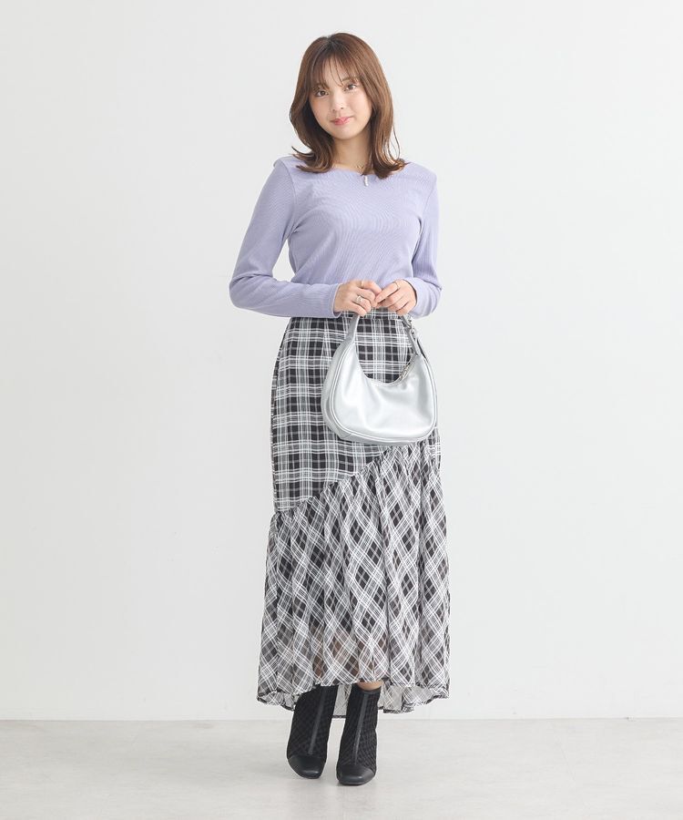 earth music&ecology「イレヘムチェックスカート」|スカート|