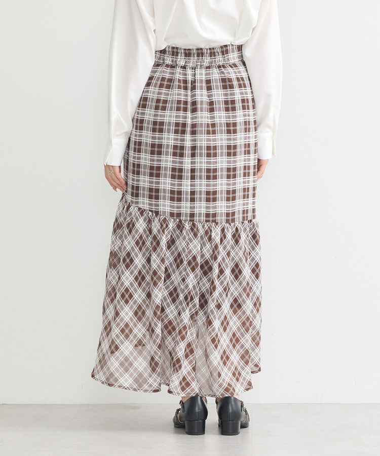 earth music&ecology「イレヘムチェックスカート」|スカート|