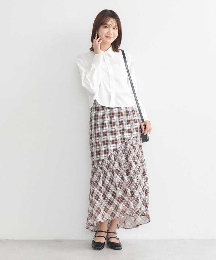 earth music&ecology「イレヘムチェックスカート」|スカート|