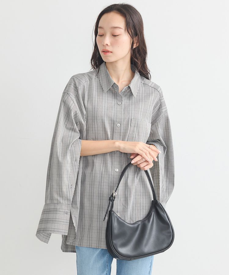 earth music&ecology「2wayマントスリーブシャツ」|シャツ・ブラウス|