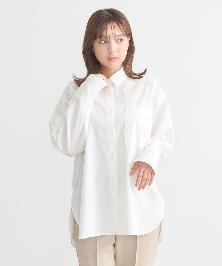 earth music&ecology「2wayマントスリーブシャツ」|シャツ・ブラウス|