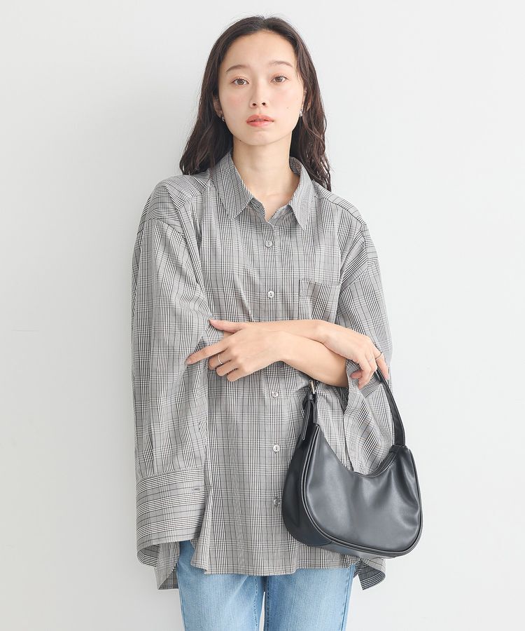 earth music&ecology「2wayマントスリーブシャツ」|シャツ・ブラウス|