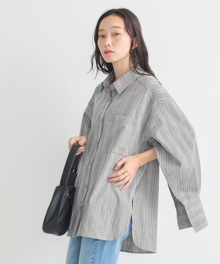 earth music&ecology「2wayマントスリーブシャツ」|シャツ・ブラウス|