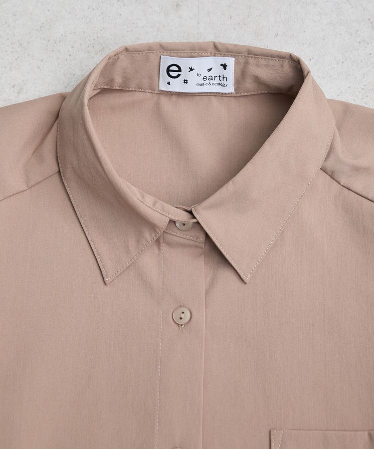 earth music&ecology「2wayマントスリーブシャツ」|シャツ・ブラウス|