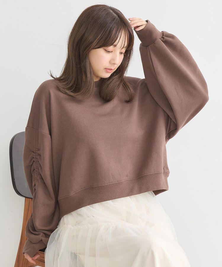 earth music&ecology「ドロストスリーブスウェット」|スウェット・ジャージ|