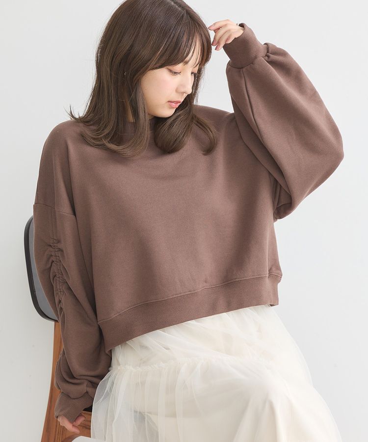 earth music&ecology「ドロストスリーブスウェット」|スウェット・ジャージ|