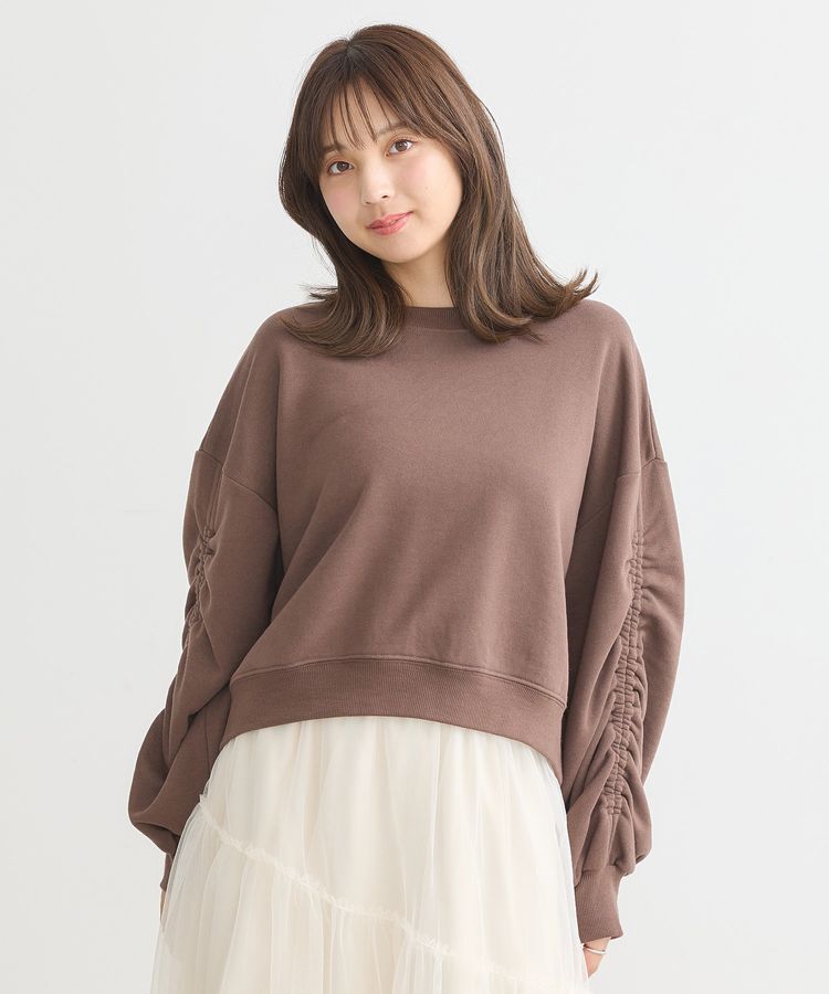 earth music&ecology「ドロストスリーブスウェット」|スウェット・ジャージ|