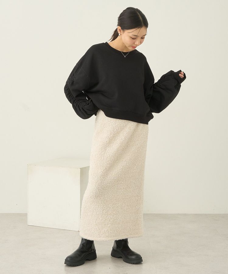 earth music&ecology「ドロストスリーブスウェット」|スウェット・ジャージ|