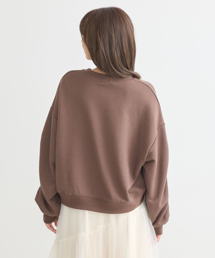 earth music&ecology「ドロストスリーブスウェット」|スウェット・ジャージ|