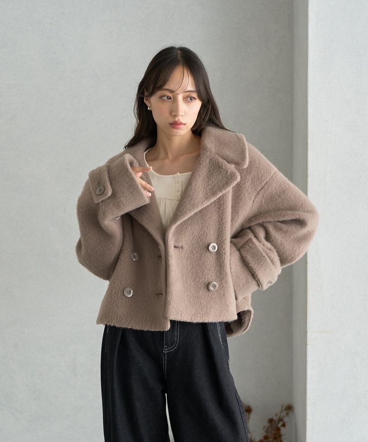 earth music&ecology「シャギーショートコート」|その他|