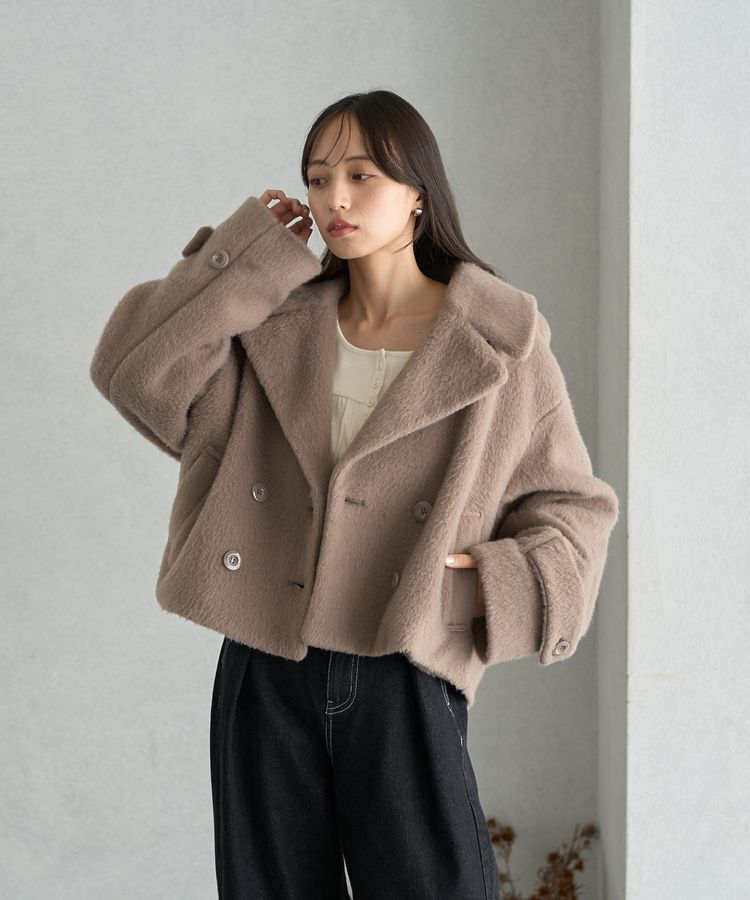 earth music&ecology「シャギーショートコート」|その他|