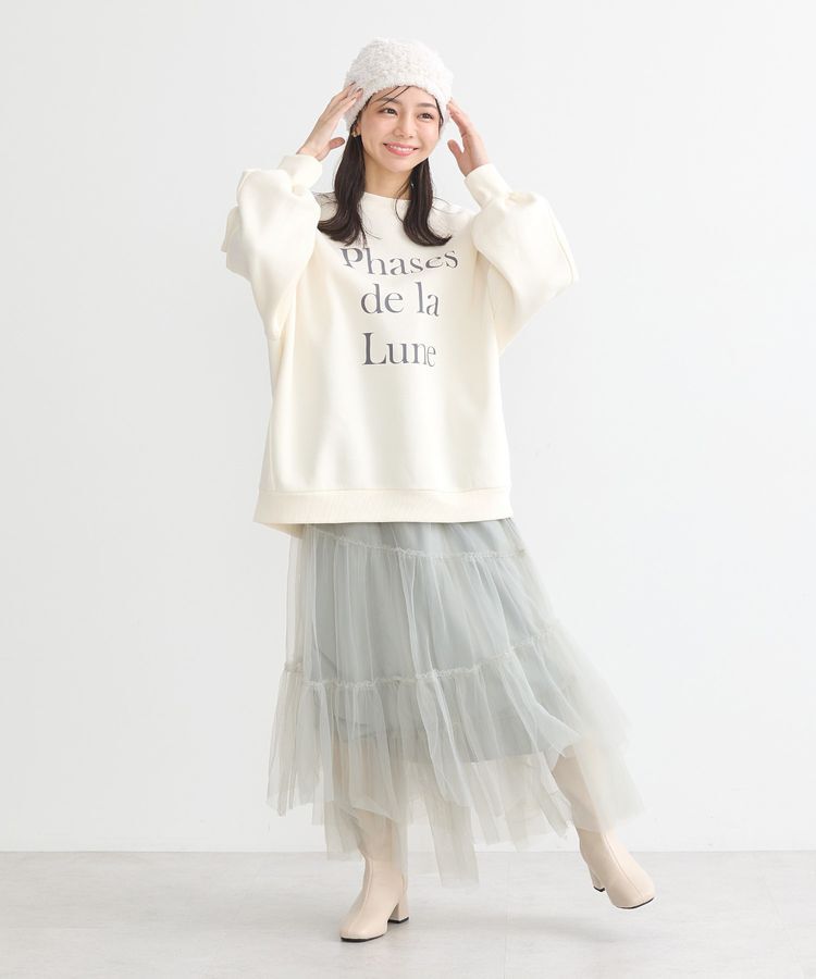 earth music&ecology「Phases de la Luneルーズスウェット」|スウェット・ジャージ|