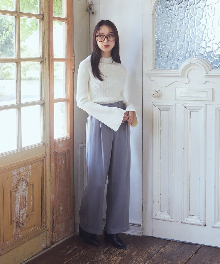 earth music&ecology「ウールライクリラックスパンツ」|その他|