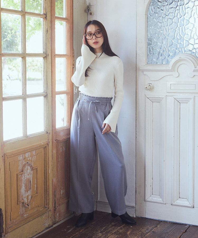 earth music&ecology「ウールライクリラックスパンツ」|その他|