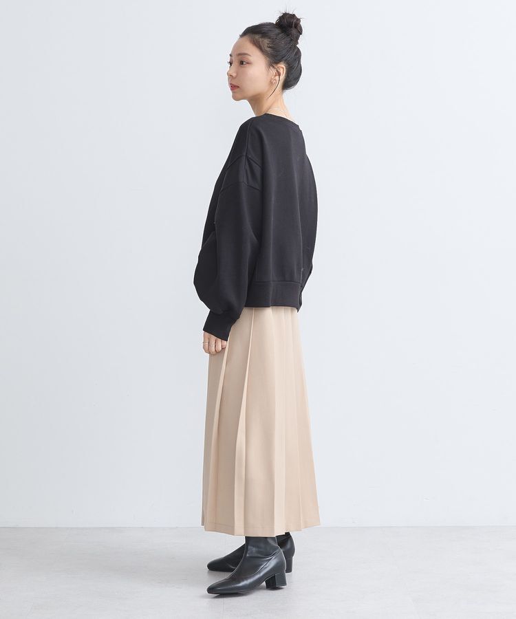 earth music&ecology「異素材ドッキングスウェット」|スウェット・ジャージ|