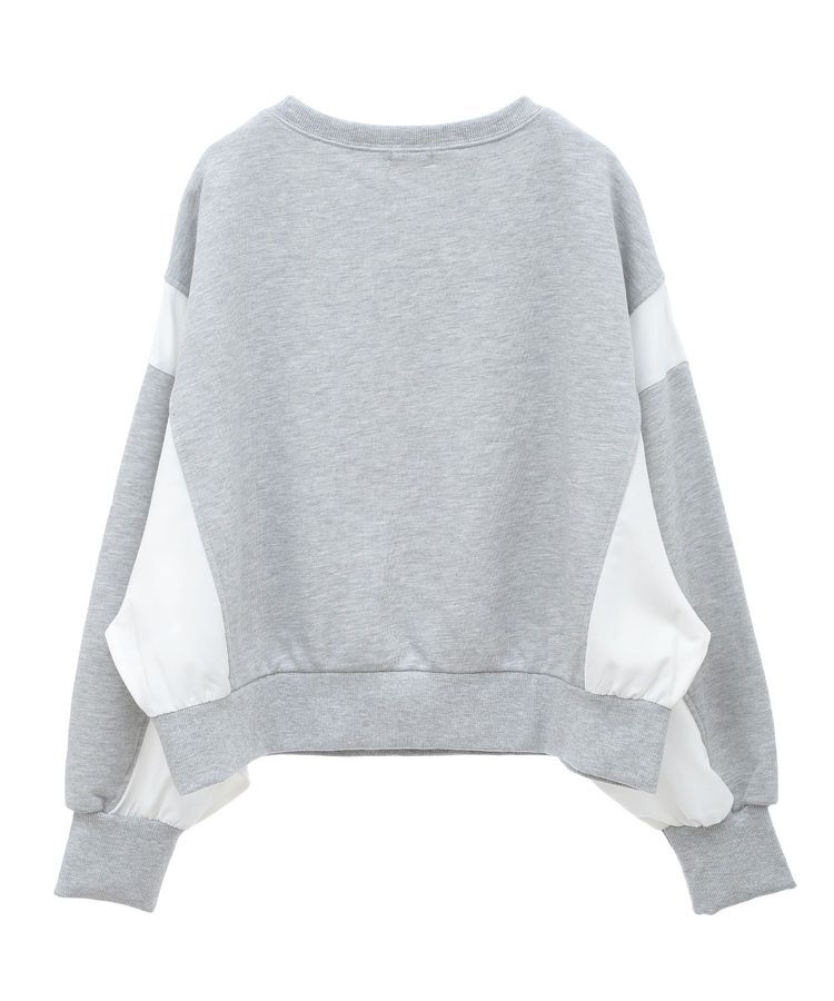 earth music&ecology「異素材ドッキングスウェット」|スウェット・ジャージ|