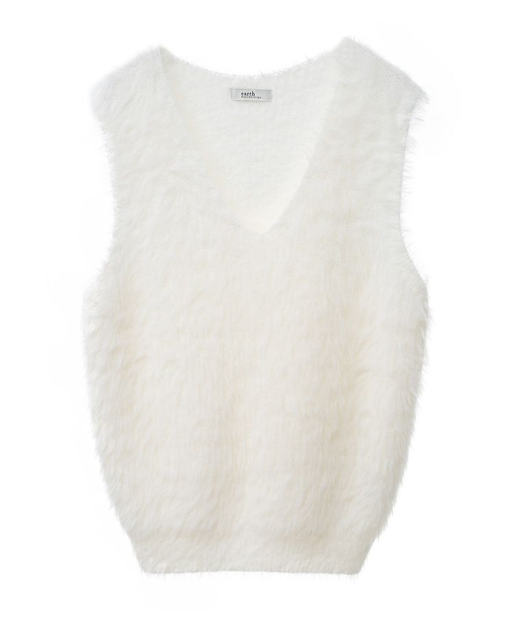 earth music&ecology「シャギーベスト」|ベスト・ジレ|