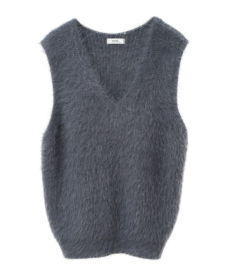 earth music&ecology「シャギーベスト」|ベスト・ジレ|