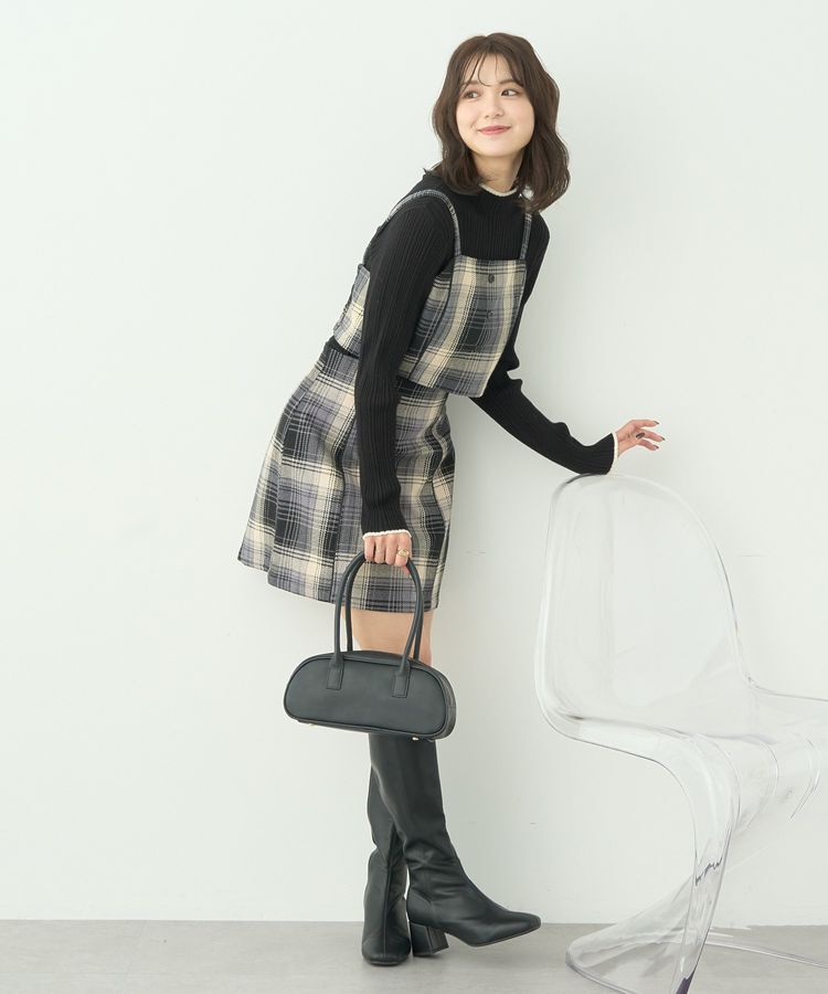 earth music&ecology「ライン&ショルダーボタンニットプルオーバー」|ニット・セーター|