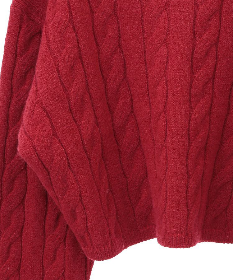 earth music&ecology「ケーブルニットプルオーバー」|ニット・セーター|