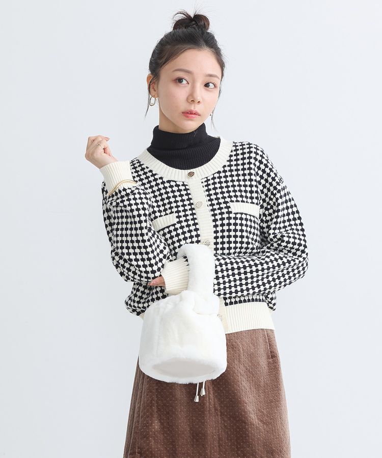 earth music&ecology「ジャガードニットプルオーバー」|ニット・セーター|