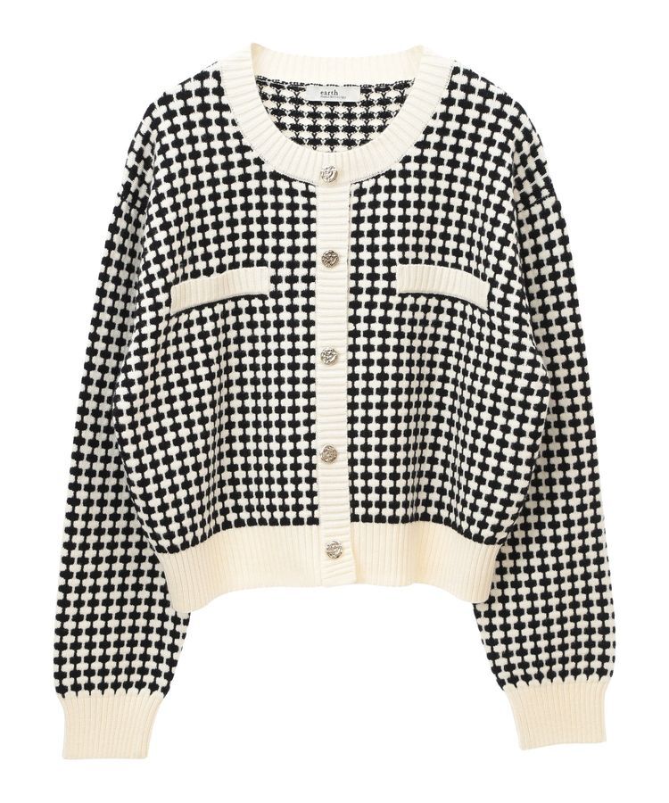 earth music&ecology「ジャガードニットプルオーバー」|ニット・セーター|